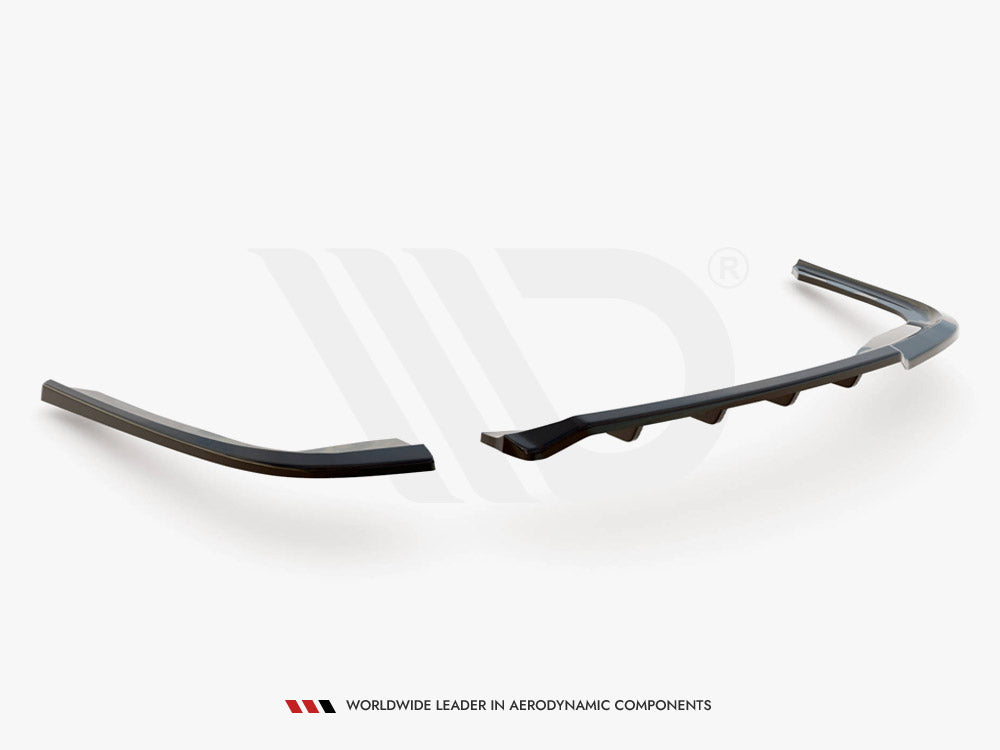 Central Rear Splitter (Vertical Bars) - BMW 3 Series (GT F34)