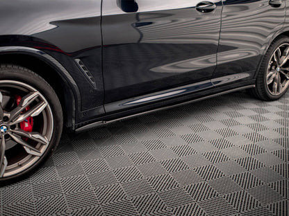 Side Skirt Diffusers V2 - BMW X3 M40 (d / M40i / M-Pack G01)