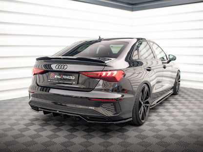Rear Splitter (Vertical Bars) - Audi A3 S Line Sedan 8Y
