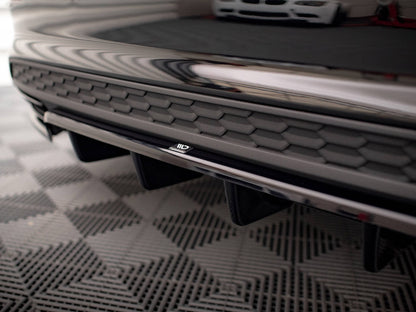 Rear Splitter (Vertical Bars) - Audi A3 S Line Sedan 8Y