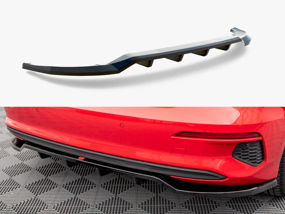 Rear Splitter (Vertical Bars) - Audi A3 Sportback 8Y
