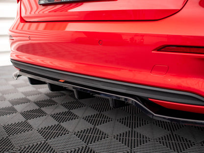 Rear Splitter (Vertical Bars) - Audi A3 Sportback 8Y