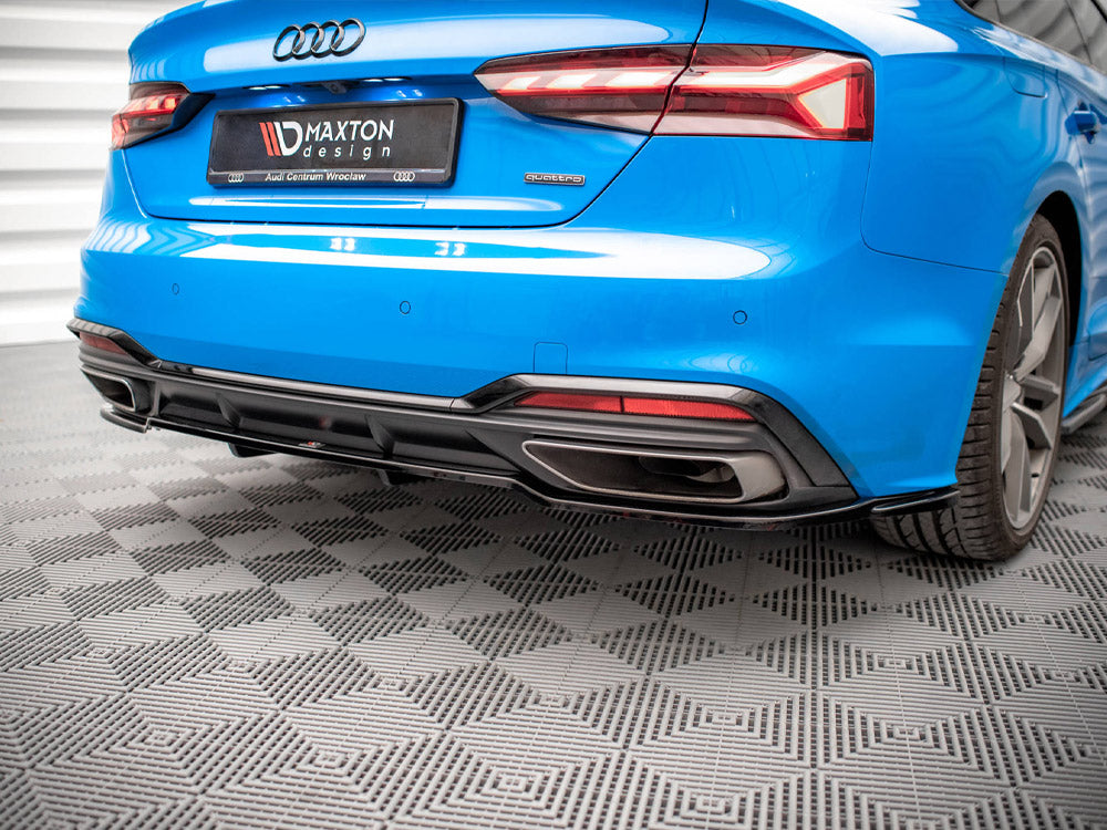Rear Splitter (Vertical Bars) - Audi A5 S Line F5 Facelift