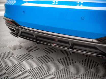 Rear Splitter (Vertical Bars) - Audi A5 S Line F5 Facelift