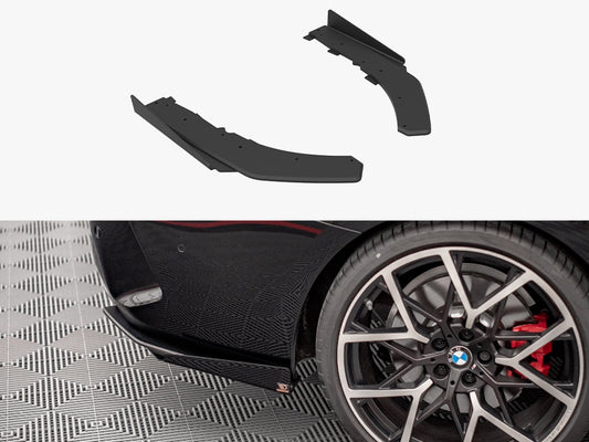Street Pro Rear Side Splitters + Flaps - BMW 4 Series (M-Pack G22 / G23 / G22 Facelift / G23 Facelift)