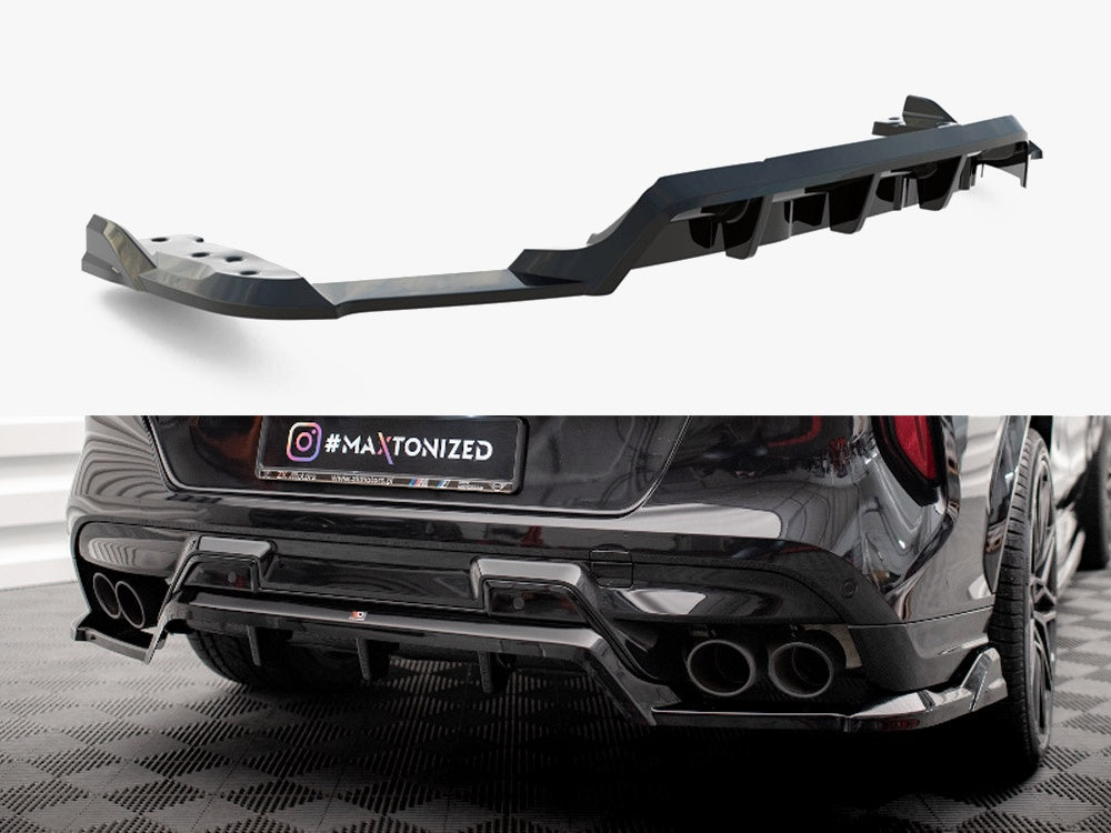 Central Rear Splitter (Vertical Bars) - BMW X6 (M F96)