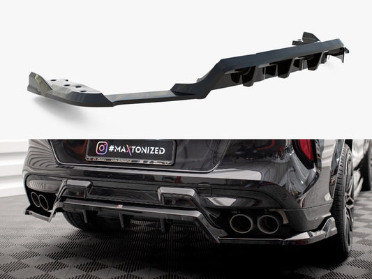 Central Rear Splitter (Vertical Bars) - BMW X6 (M F96)