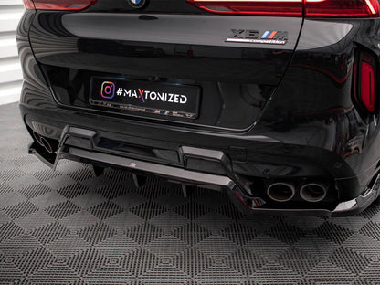 Central Rear Splitter (Vertical Bars) - BMW X6 (M F96)