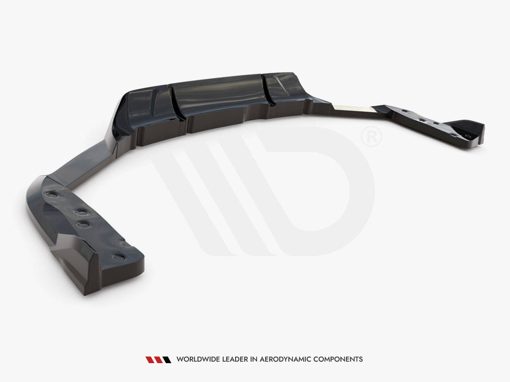 Central Rear Splitter (Vertical Bars) - BMW X6 (M F96)