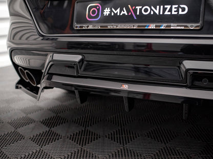 Central Rear Splitter (Vertical Bars) - BMW X6 (M F96)