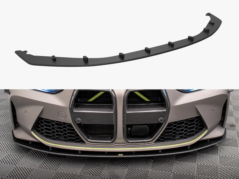 Street PRO Front Splitter - BMW M4 G82 (/ M3 G80 - Black-Red)