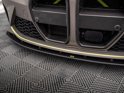 Street PRO Front Splitter - BMW M4 G82 (/ M3 G80 - Black-Red)