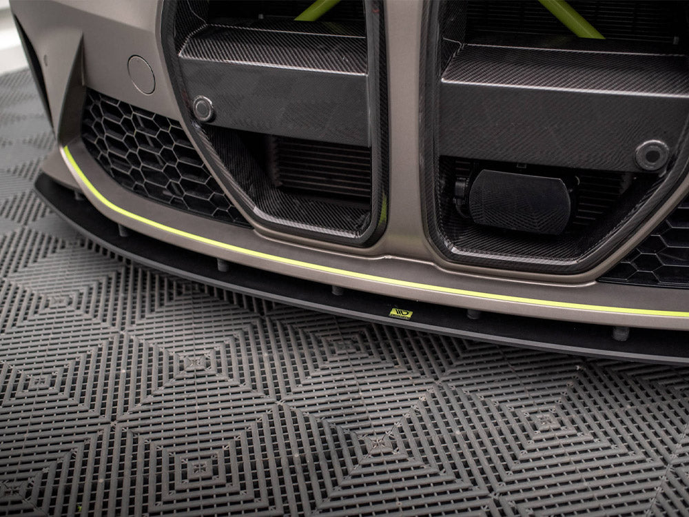 Street PRO Front Splitter - BMW M4 G82 (/ M3 G80 - Black-Red)