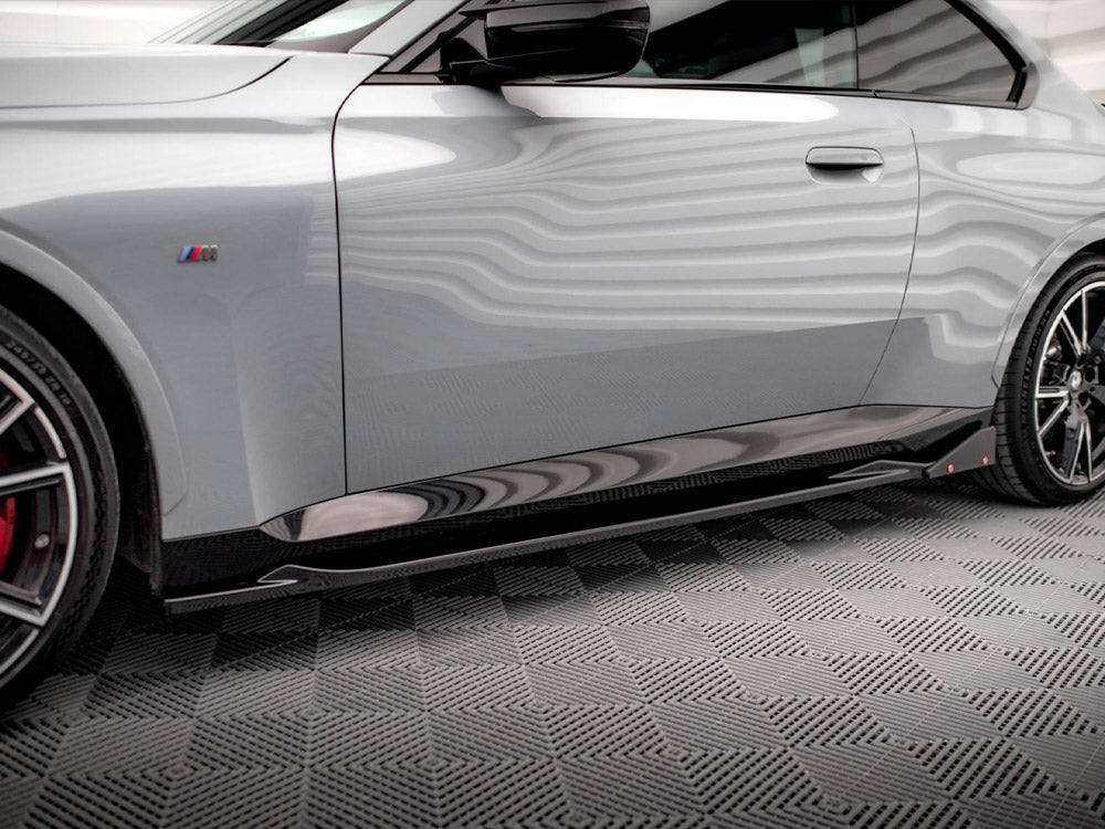 Side Skirts Diffusers V2 + Flaps - BMW 2 Series (Coupe M-Pack / M240i G42)