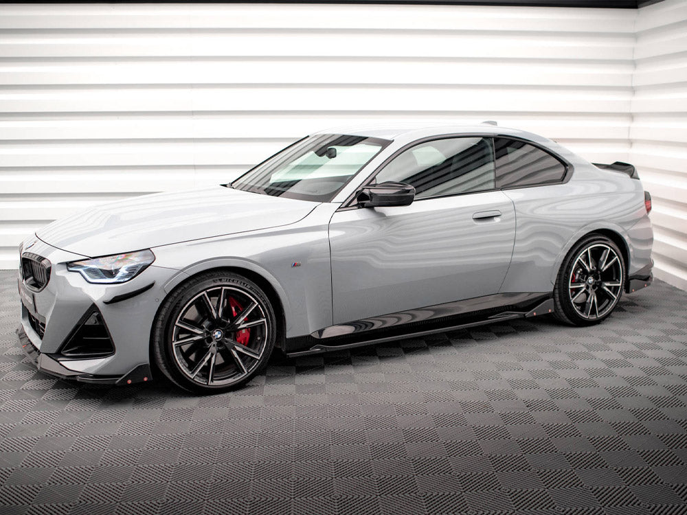 Side Skirts Diffusers V2 + Flaps - BMW 2 Series (Coupe M-Pack / M240i G42)