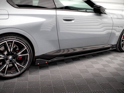 Side Skirts Diffusers V2 + Flaps - BMW 2 Series (Coupe M-Pack / M240i G42)