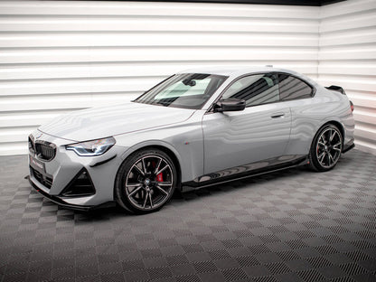 Street PRO Side Skirts Diffusers + Flaps - BMW 2 Series (Coupe M-Pack / M240i G42)