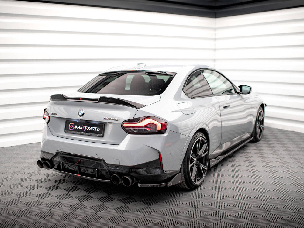 Rear Side Splitters V2 + Flaps - BMW 2 Series (Coupe M240i G42)