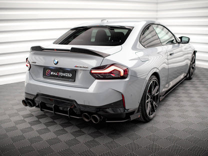 Street Pro Rear Side Splitters + Flaps - BMW 2 Series (Coupe M240i G42)