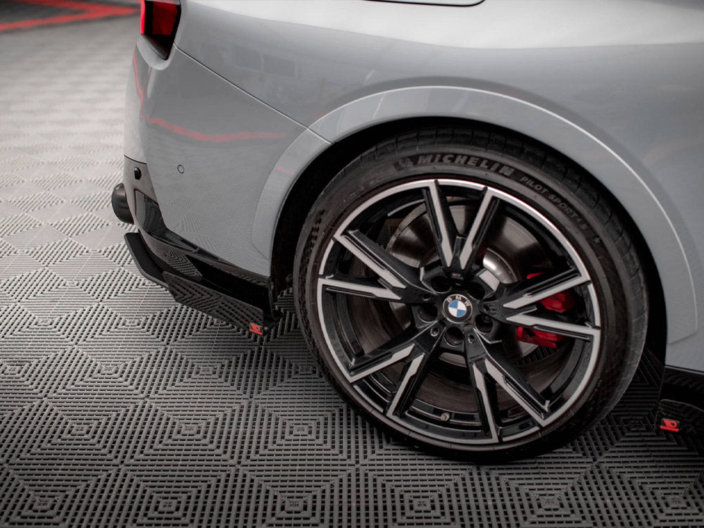 Street Pro Rear Side Splitters + Flaps - BMW 2 Series (Coupe M240i G42)