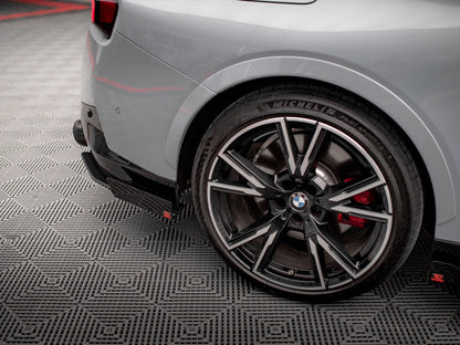 Street Pro Rear Side Splitters + Flaps - BMW 2 Series (Coupe M240i G42)