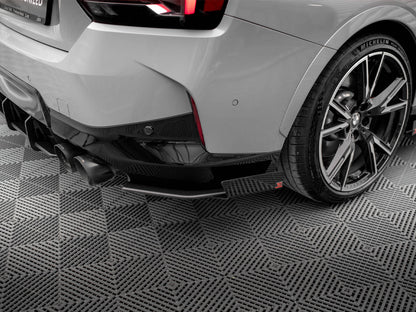 Street Pro Rear Side Splitters + Flaps - BMW 2 Series (Coupe M240i G42)