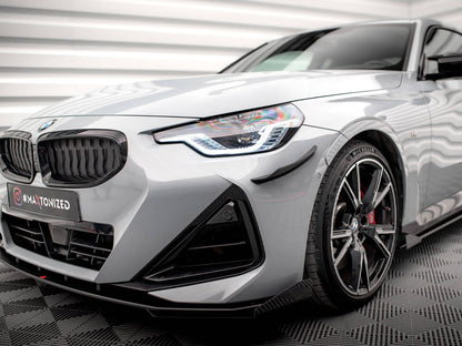 Front Bumper Wings (Canards) - BMW 2 Series (Coupe M-Pack / M240i G42)
