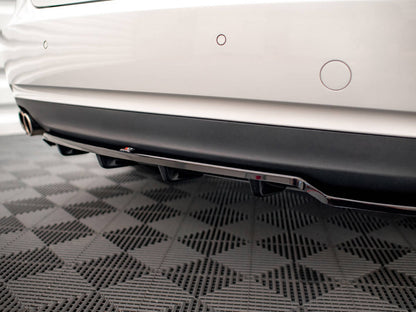 Central Rear Splitter (Vertical Bars) - Audi A5 Coupe 8T Facelift