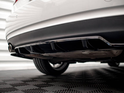 Central Rear Splitter (Vertical Bars) - Audi A5 Coupe 8T Facelift