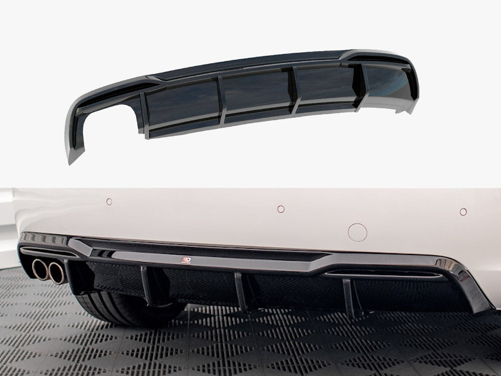 Rear Valance - Audi A5 Coupe 8T Facelift (Version with dual exhausts on one Side)
