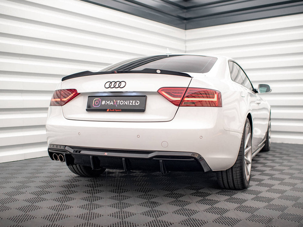 Rear Valance - Audi A5 Coupe 8T Facelift (Version with dual exhausts on one Side)