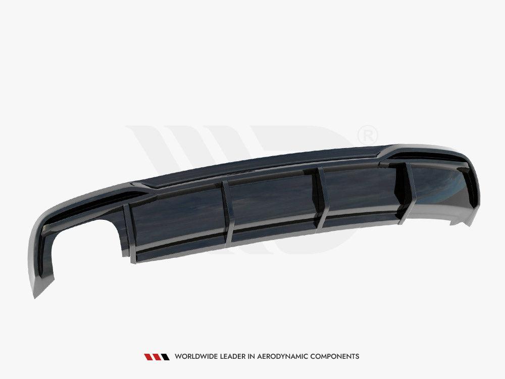 Rear Valance - Audi A5 Coupe 8T Facelift (Version with dual exhausts on one Side)