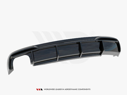 Rear Valance - Audi A5 Coupe 8T Facelift (Version with dual exhausts on one Side)