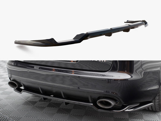 Central Rear Splitter (Vertical Bars) - Audi RS6 Avant C6