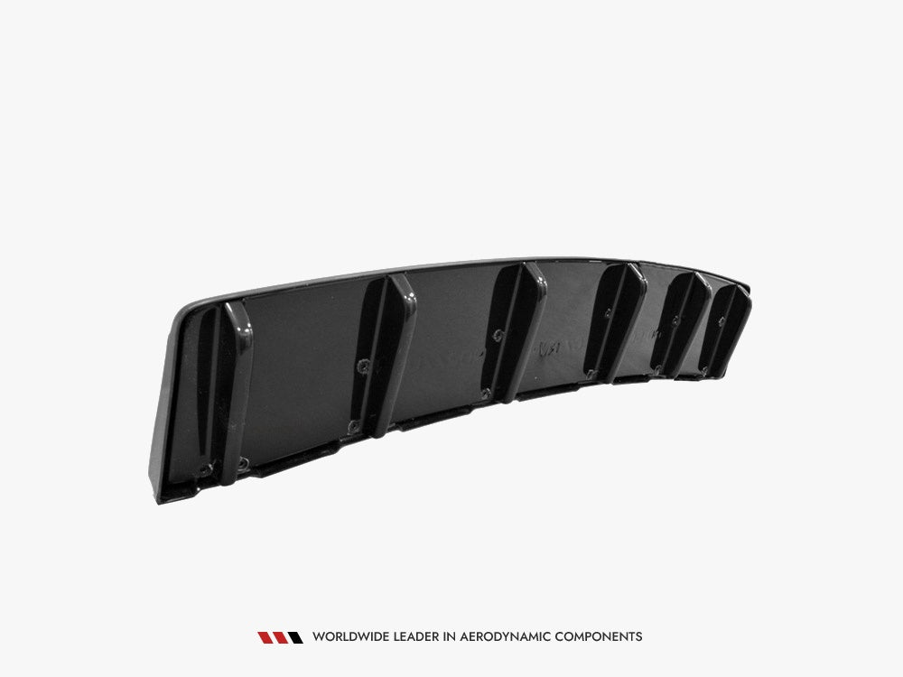 Central Rear Splitter (Vertical Bars) - Audi S6 C7 Avant