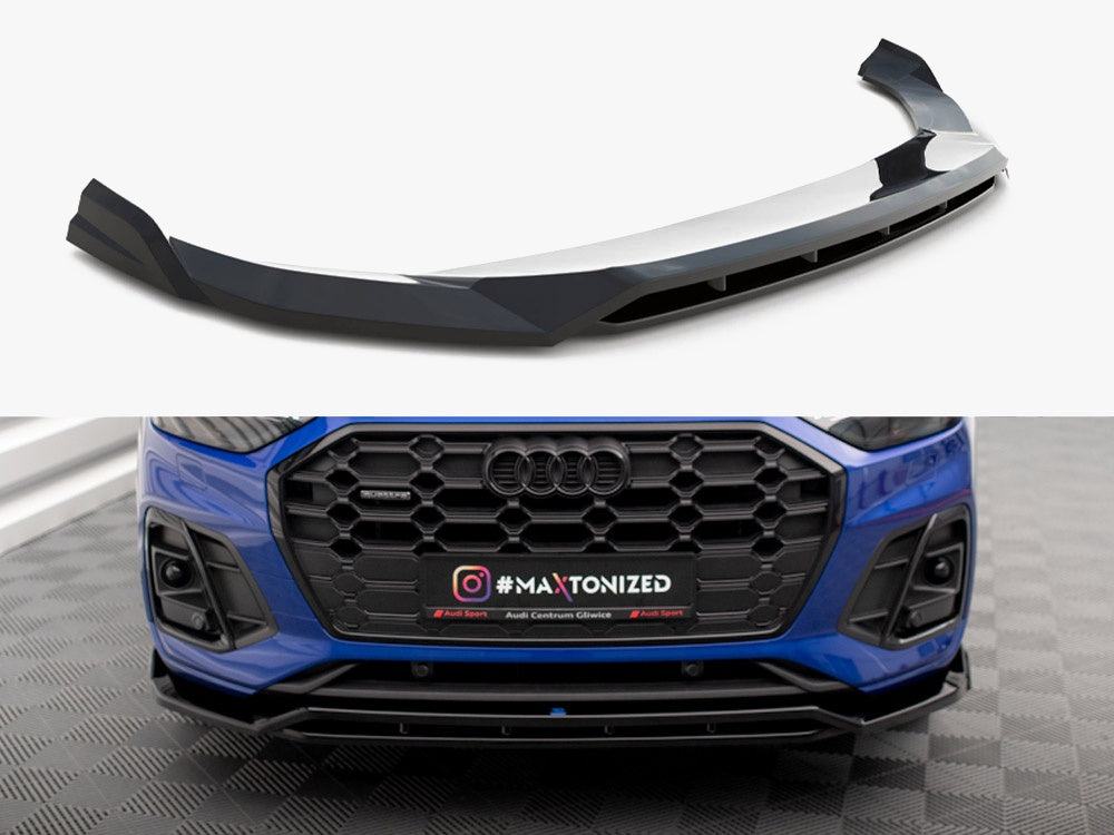 Front Splitter V.1 - Audi SQ5 / Q5 S Line SUV / Sportback Mk2 Facelift