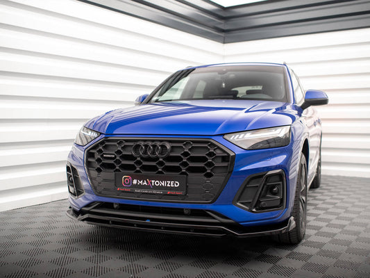 Front Splitter V.1 - Audi SQ5 / Q5 S Line SUV / Sportback Mk2 Facelift