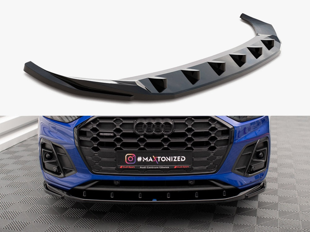 Front Splitter V.2 - Audi SQ5 / Q5 S Line SUV / Sportback Mk2 Facelift