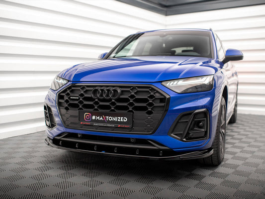 Front Splitter V.2 - Audi SQ5 / Q5 S Line SUV / Sportback Mk2 Facelift