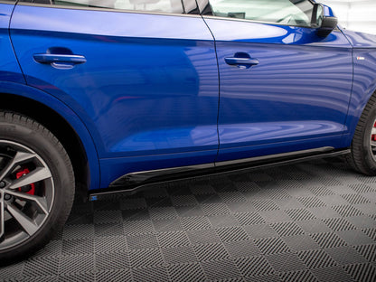 Side Skirts Diffusers - Audi SQ5 / Q5 S Line SUV / Sportback Mk2 Facelift