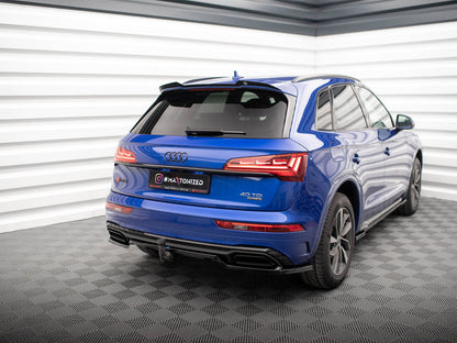 Central Rear Splitter (Vertical Bars) - Audi Q5 S Line SUV Mk2 Facelift