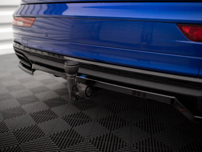Central Rear Splitter (Vertical Bars) - Audi Q5 S Line SUV Mk2 Facelift