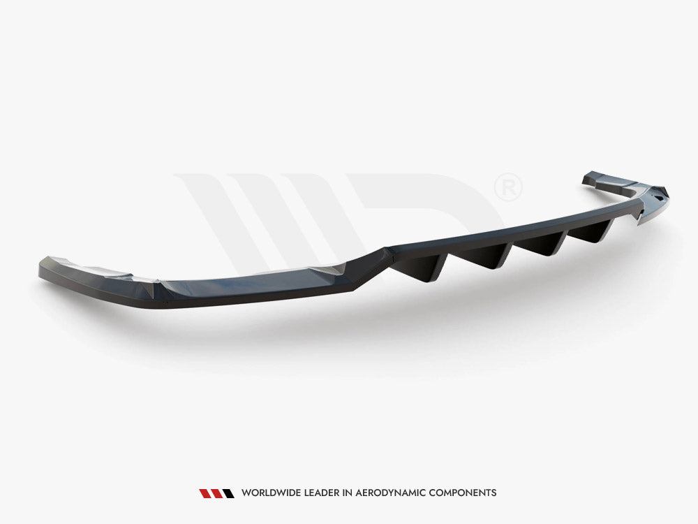 Central Rear Splitter (Vertical Bars) - Audi Q5 S Line SUV Mk2 Facelift