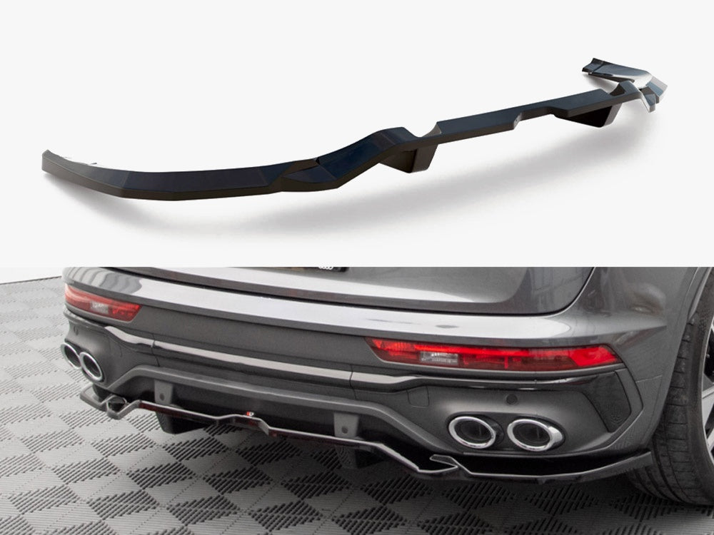 Rear Splitter (Vertical Bars) - Audi SQ5 / Q5 S Line Sportback Mk2 Facelift