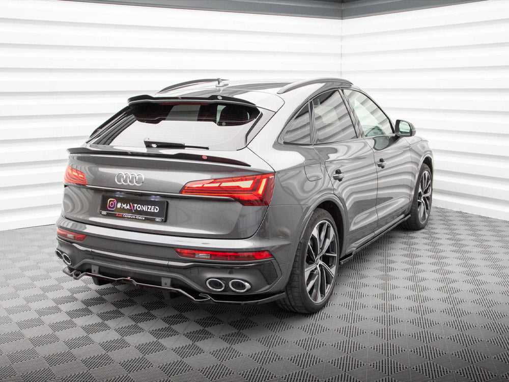 Rear Splitter (Vertical Bars) - Audi SQ5 / Q5 S Line Sportback Mk2 Facelift
