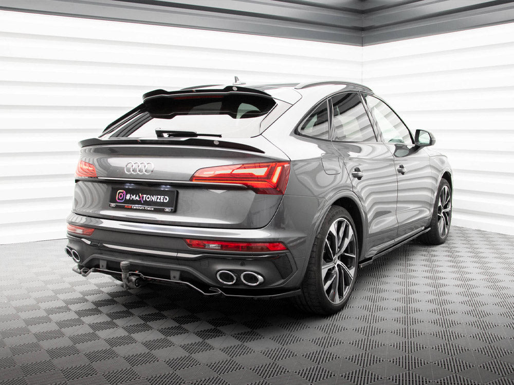 Rear Splitter (Vertical Bars) - Audi SQ5 / Q5 S Line Sportback Mk2 Facelift