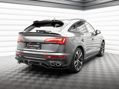 Rear Splitter (Vertical Bars) - Audi SQ5 / Q5 S Line Sportback Mk2 Facelift