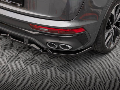 Rear Splitter (Vertical Bars) - Audi SQ5 / Q5 S Line Sportback Mk2 Facelift