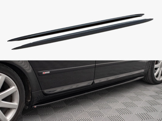 Side Skirts Diffusers V.1 - Audi S4 / A4 / A4 S Line B6 / B7