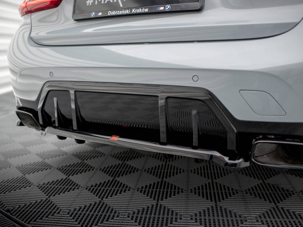 Rear Splitter (Vertical Bars) V1 - BMW M3 (40i G20 / G21 Facelift)